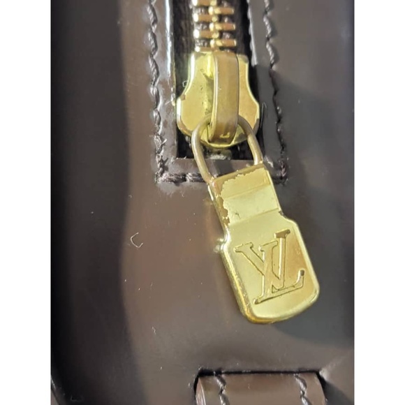 Authentic LOUIS VUITTON Damier Ebene Pochette Saint Louis Clutch Bag Bro… - Picture 13 of 16